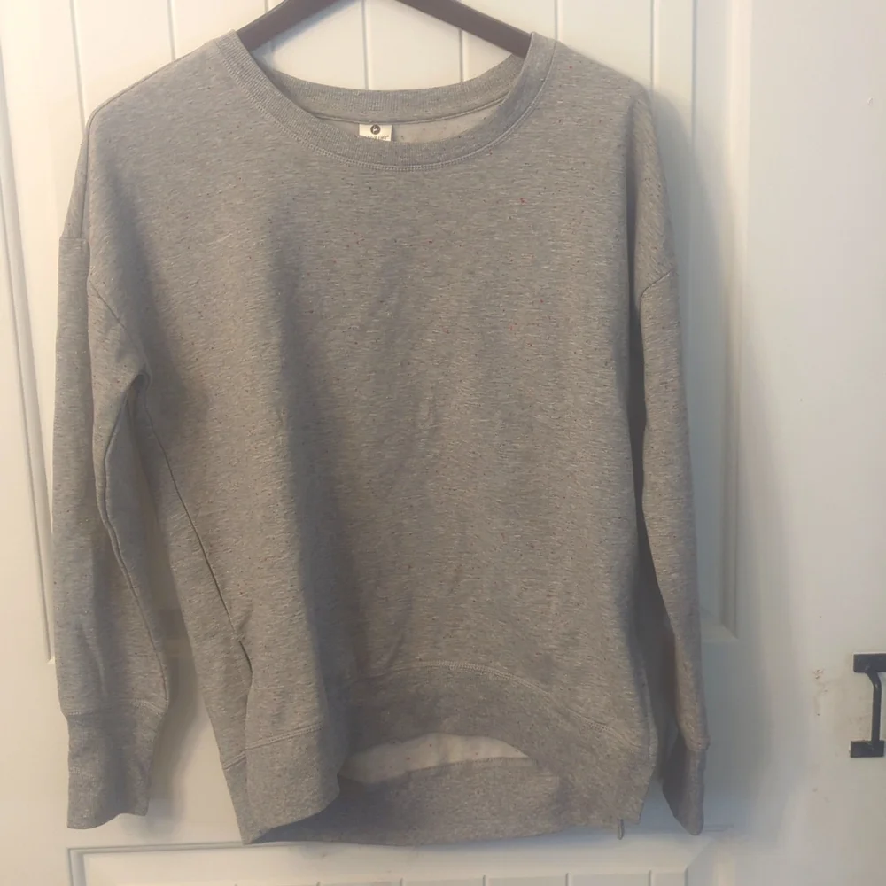 Active Life Gray Confetti Sweater NWT - Picture 1 of 3